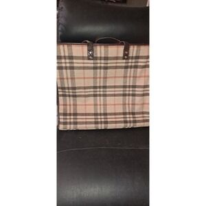 Toss Designs Plaid Totebag 17x15.5x4